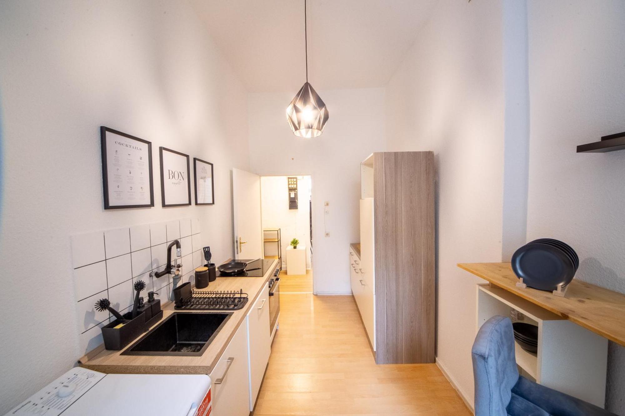 Apartmán Massagesessel, King-Sized Bed, Billardtisch, 2 Couches Berlín Exteriér fotografie